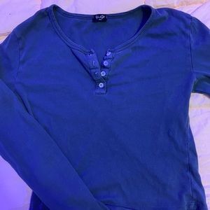 brandy navy blue long sleeve